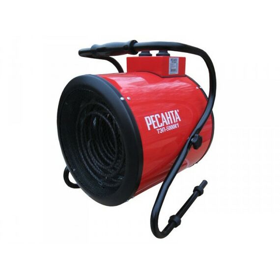 Тепловые пушки: Тепловая электрическая пушка РЕСАНТА ТЭП-5000К1 круглая фотографии