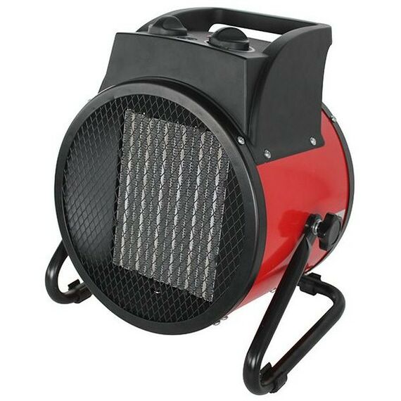 Тепловые пушки: Тепловая электрическая пушка РЕСАНТА ТЭПК-5000K керамический нагревательный элемент, круглая фотографии