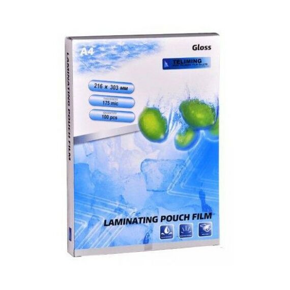 Пленка для ламинирования: Пленка для ламинирования Teliming А3 150 мкм 100 шт, 303х426мм, LF ЦП фотографии