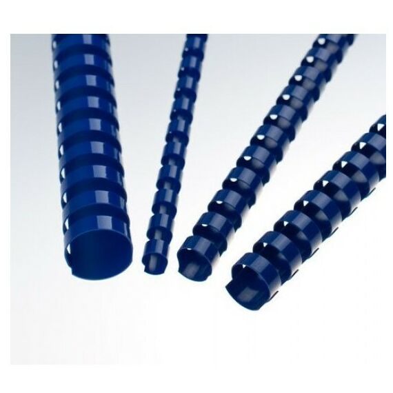 Пружины для переплета: Пластиковые пружины  6 мм синие 100 шт. фотографии