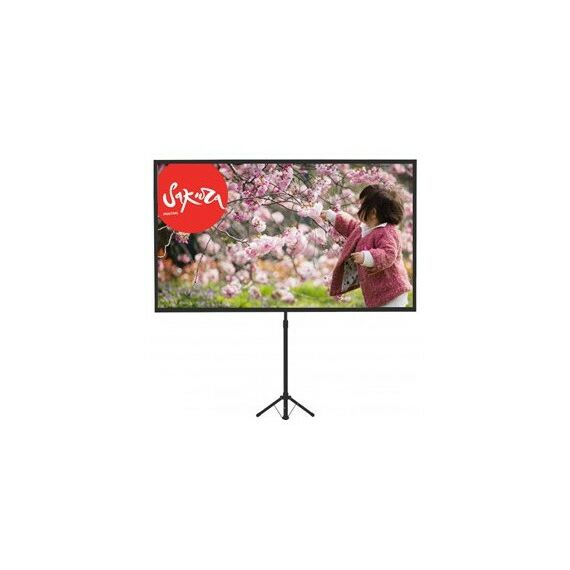 Экраны для проекторов: Экран Sakura TriScreen 16:9 SCPST-266x150 266x150см напольный рулонный белый 120" фотографии