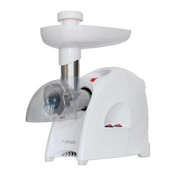 Мясорубки: Мясорубка Аксион М41.02 мощность 1700 Вт, перерабатывает 2.0 кг/мин, корпус из пластика, белый фотографии
