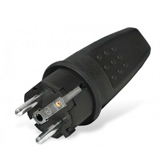 Сетевые фильтры: Вилка прямая  каучук 16А 250B IP44 фотографии