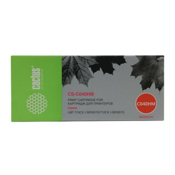 Для Canon (совместимые): Картридж Cactus CS-C040HM Magenta для Canon LBP 710CX/712CX фотографии