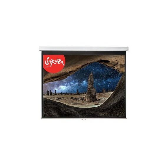 Экраны для проекторов: Экран Sakura Motoscreen 1:1 SCPSM-250X250 250x250см настенно-потолочный рулонный белый (моторизованный) 139" фотографии