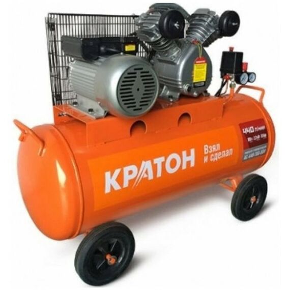 Компрессоры: Компрессор с ременной передачей КРАТОН АС-440-100-BDV [3 01 01 040] фотографии