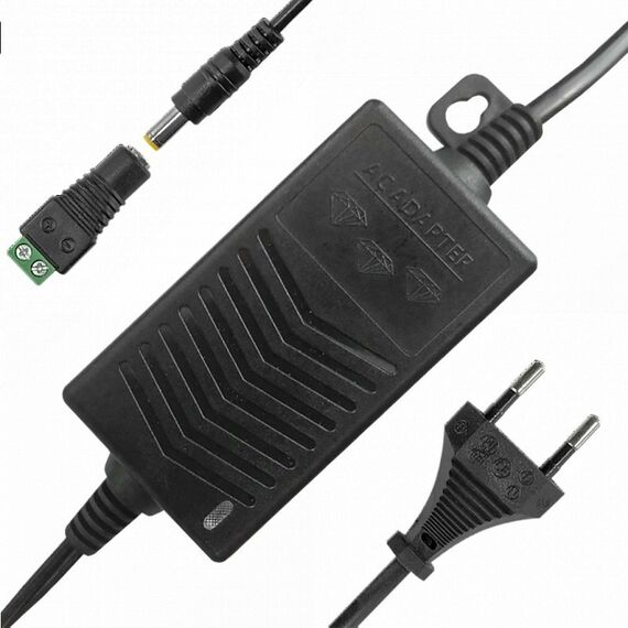 Блоки питания для систем видеонаблюдения: Блок питания ST ST-12/1 версия 2 стабилизированный источник питания для питания аппаратуры напряжением 12В, 1А фотографии