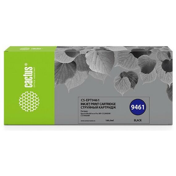 Для Epson (совместимые): Картридж струйный Cactus CS-EPT9461 черный для Epson WF-C5290DW/WF-C5790DW, 180мл фотографии