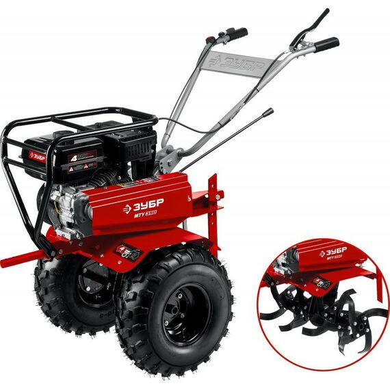 Тракторы и мотоблоки: Усиленный бензиновый мотоблок Зубр МТУ-350 7 л.с. фотографии