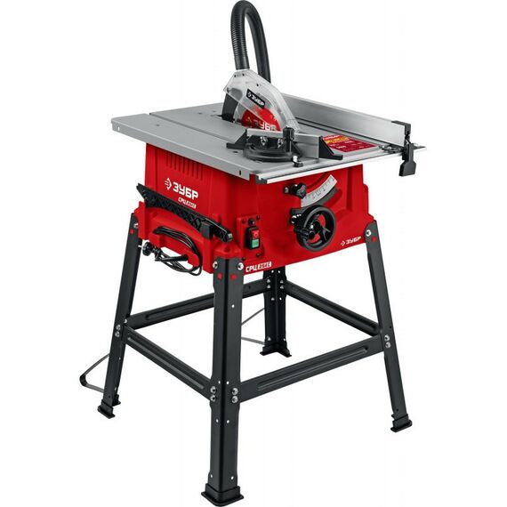 Обрабатывающие станки: Напольный распиловочный станок со станиной Зубр СРЦ-254с 1900 Вт фотографии