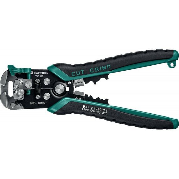 Электромонтажный инструмент: Стриппер автоматический многофункциональный KRAFTOOL TK-10 0.05 - 10 мм2 [22639] фотографии