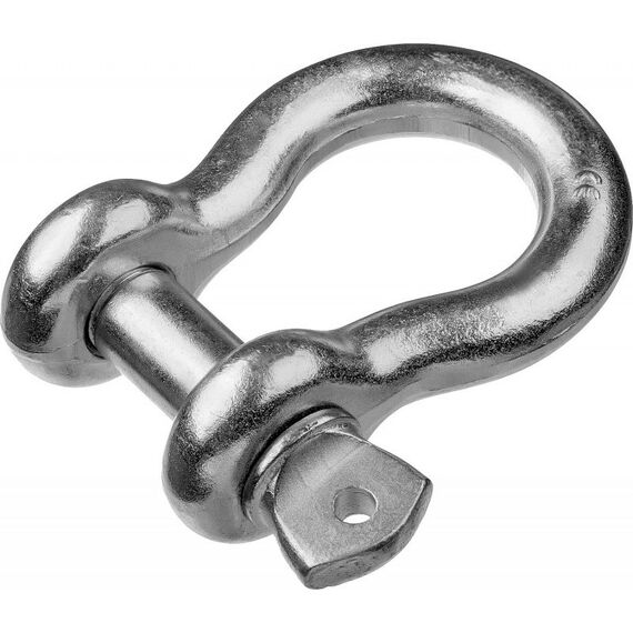 Такелажный крепеж: Скоба такелажная омегообразная Зубр 5/8" (15.9 мм) 4 шт, палец 19 мм, г/п 3.25 тн, оцинкованная [304525-16] фотографии