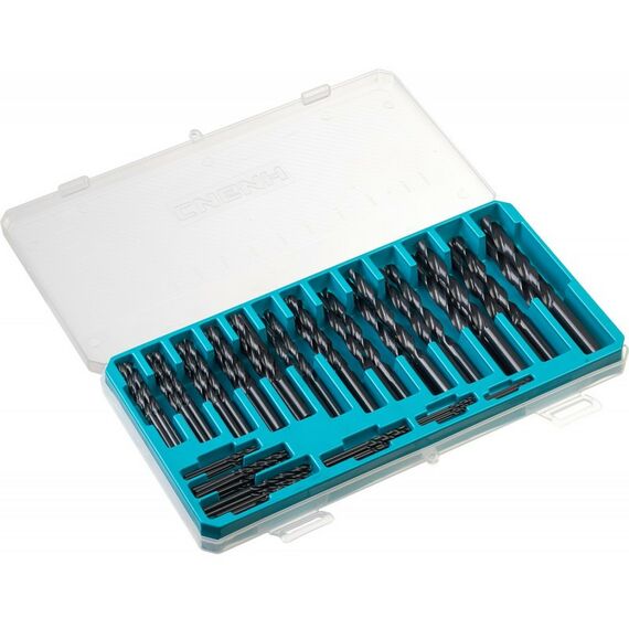 Буры, пики, коронки, сверла: Набор сверл по металлу СИБИН 100шт(1-10мм) быстрорежущая сталь, класс В, пласт.бокс [29610-H100] фотографии