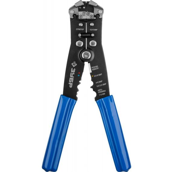 Электромонтажный инструмент: Стриппер автоматический многофункциональный Зубр Профессионал ТТ-3 0.2 - 6 мм2 [22641] фотографии