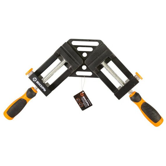 Тиски, струбцины, наковальни, верстаки: Струбцина угловая быстрозажимная Вихрь 65х65 мм фотографии