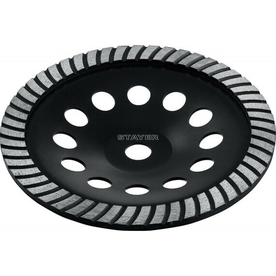 Шлифовка, зачистка: Сегментированная алмазная чашка STAYER Turbo d 230 мм [33380-230] фотографии