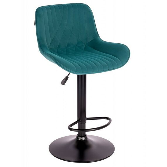 Барные стулья: Барный стул Everprof Grace Black Ткань Темно-зеленый [EP Grace B Fabric Dark Green] фотографии