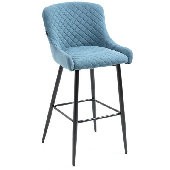 Барные стулья: Барный стул Everprof Nico Ткань Голубой [EP Nico Fabric Blue] фотографии
