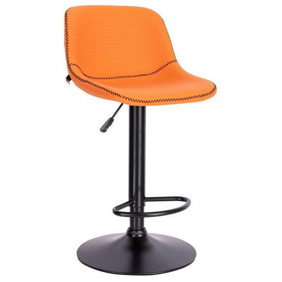 Барные стулья: Барный стул Everprof Smile Black Экокожа Оранжевый [EP Smile B PU Orange] фотографии