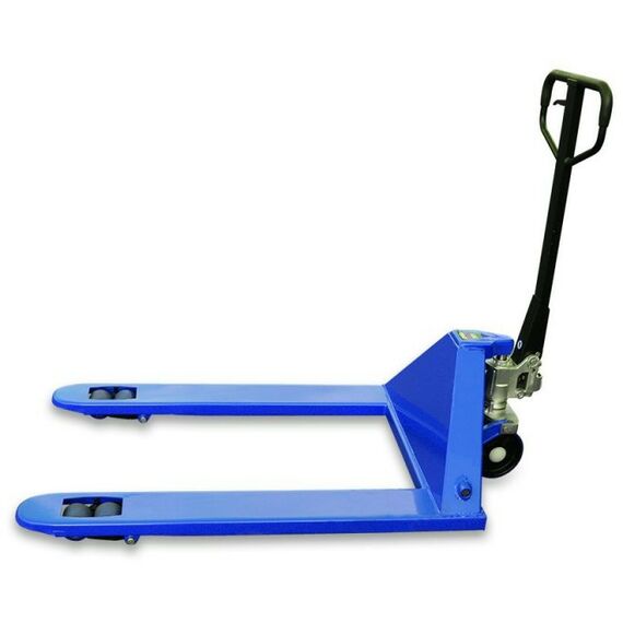 Складская техника: Тележка гидравлическая TOR RHP(BF) 2500 кг 1220х685 мм широковильная, полиуретан.колеса [1010177] фотографии