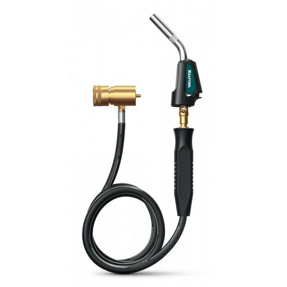 Горелки: Газовая горелка KRAFTOOL Blue Fire KS-8000 со шлангом 1.4м с пьезоподжигом на баллон турбо нагрев + 30% 2000°C [55512] фотографии
