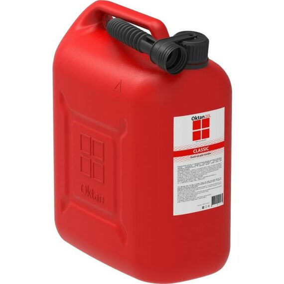 Канистра для ГСМ  Oktan Классик 20л красная 418х350х200 мм фотографии