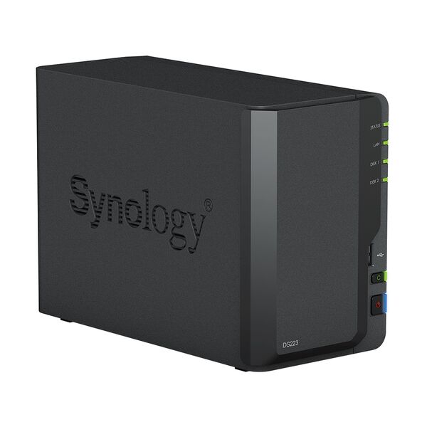 Сетевое хранилище  DS223 2x2.5"/3.5" SATA, RTD1619B/4x1.7GHz, 2GB DDR4, 1x1 Гбит/с, 3xUSB фотографии