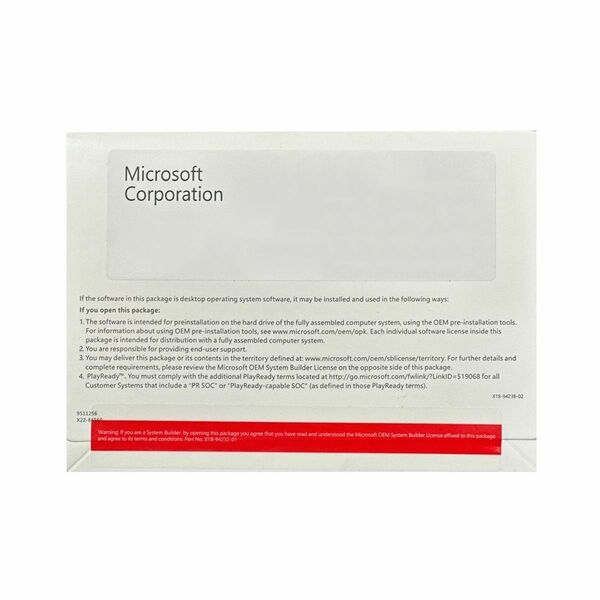 Операционная система Microsoft Windows 11 Professional Конверт OEM [FQC-10547_L] фотографии