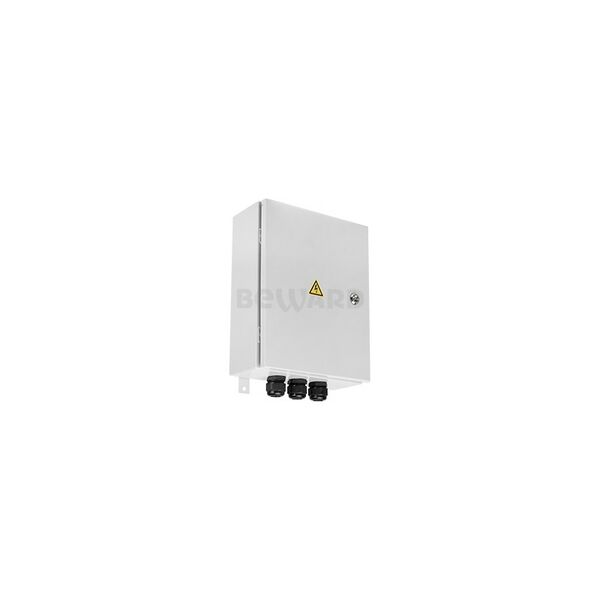 Уличный неуправляемый коммутатор Beward B-431-4P1F2 , 4 порта с поддержкой High PoE, PoE бюджет 91 Вт, встроенный оптический кросс, IP54, от -40 до +50°С фотографии