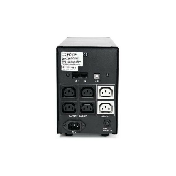 Купить Источник бесперебойного питания PowerCom Imperial IMP-1500AP 1500VA +USB+защита телефонной линии/RJ45, изображение 4 в компании Зеон