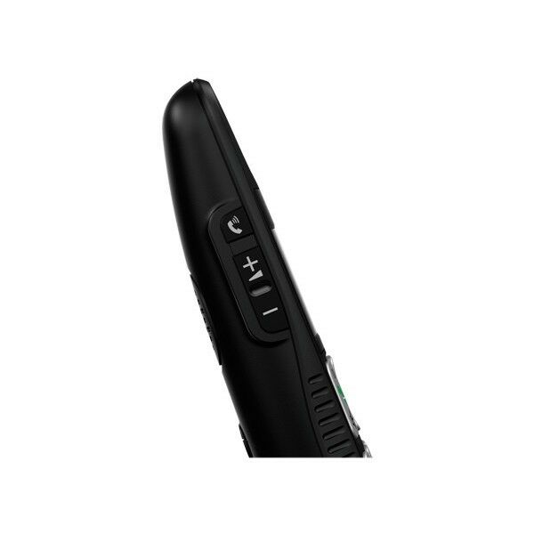 Радиотелефоны DECT: Радиотелефоны Panasonic KX-TGE110RUB Black трубка с ЖК  диспл., DECT фотографии