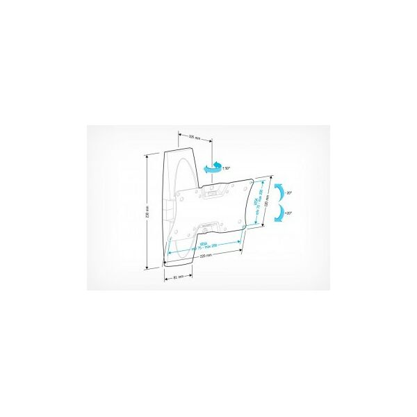 Крепеж для аудио-видео техники: Кронштейн для ТВ Holder LCDS-5062 белый фотографии