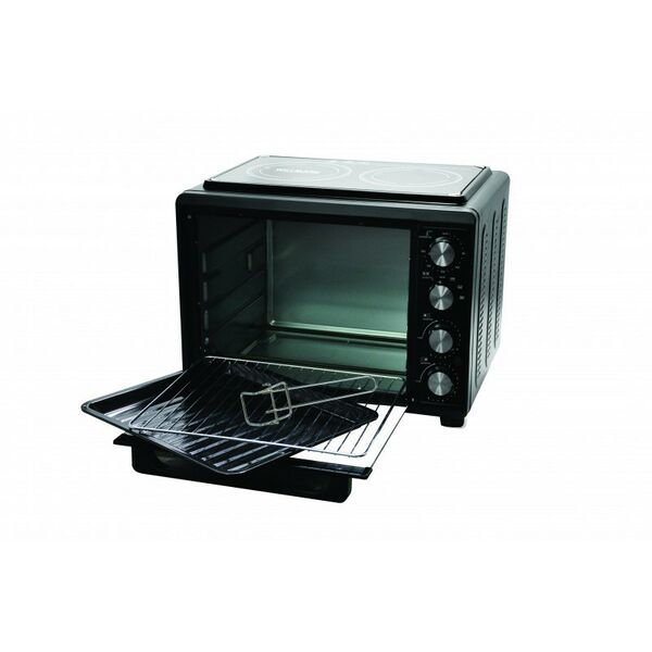 Кухонные плиты: Электроплита WILLMARK WCO-3582B мощность 1800 Вт, объем 35 л, цвет: черный фотографии