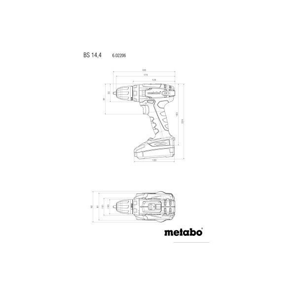 Дрели и шуруповерты: Аккумуляторная дрель-шуруповерт Metabo BS 14.4 [602206540] фотографии