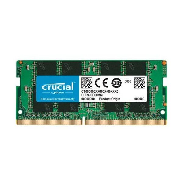 Купить Модуль памяти Crucial 8Gb DDR4 SODIMM  CL22 for NoteBook [CT8G4SFRA32A] в компании Зеон