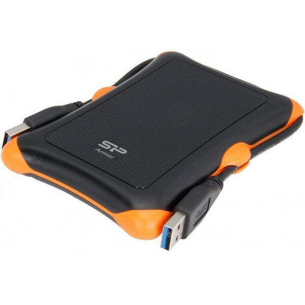 Внешние жесткие диски: Внешний жесткий диск Silicon Power Armor A30 Black-Yellow 1Tb USB3.0 Portable 2.5" HDD EXT RTL [SP010TBPHDA30S3K] фотографии