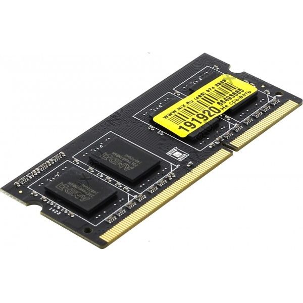 Память для ноутбуков: Модуль памяти AMD 4Gb DDR-III SODIMM PC3-12800 CL11 [R534G1601S1S-UO] фотографии