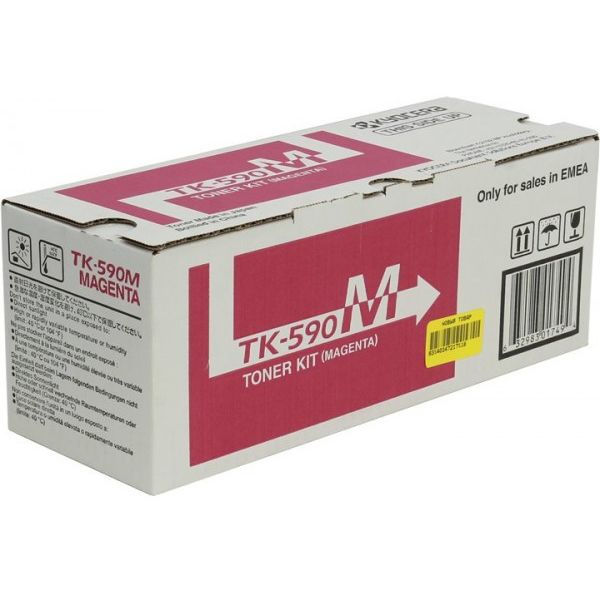 Для Kyocera: Тонер-картридж Kyocera TK-590M Magenta для FS-2026/2126/2526/5250, M602/M6226/P6026 фотографии