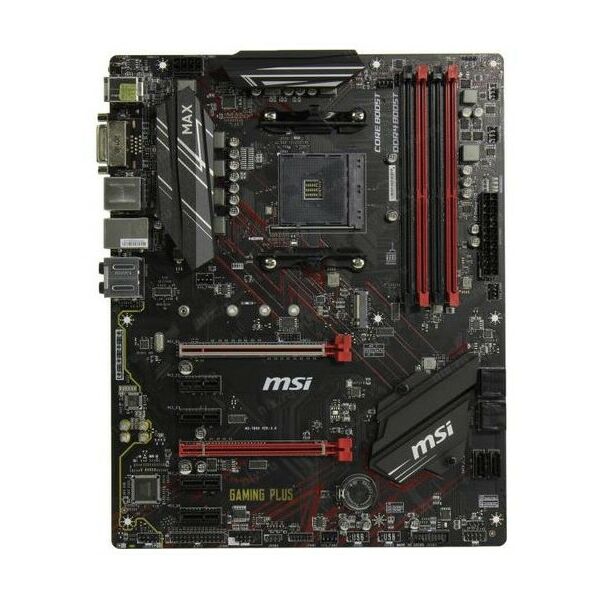 Купить Материнская плата MSI B450 GAMING PLUS MAX AM4 B450 2xPCI-E DVI+HDMI GbLAN SATA ATX 4DDR4 RTL в компании Зеон