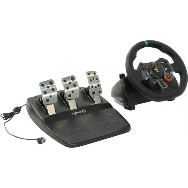 Рули и джойстики: Руль Logitech G29 рулевое колесо, педали, USB2.0/PS3/PS4 [941-000112] фотографии
