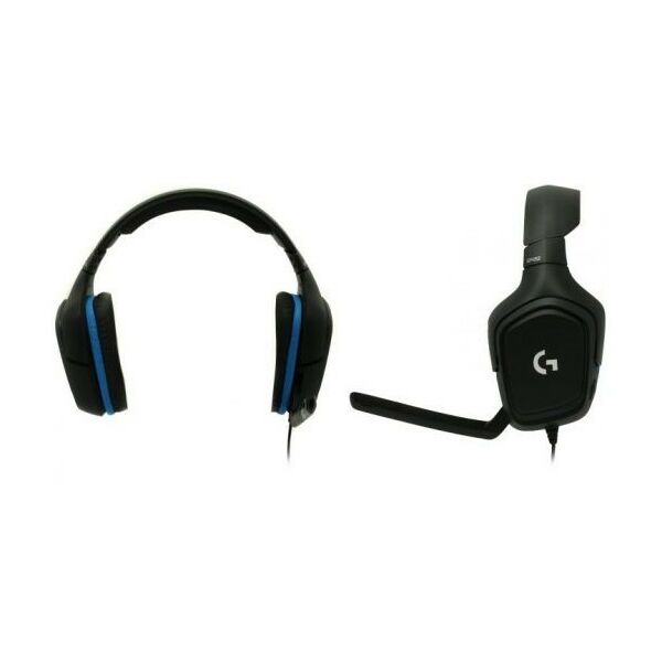 Наушники и гарнитуры: Наушники с микрофоном Logitech G432 Surround Sound Gaming Headset 7.1, шнур 3.2 м, с регулятором громкости [981-000770] фотографии