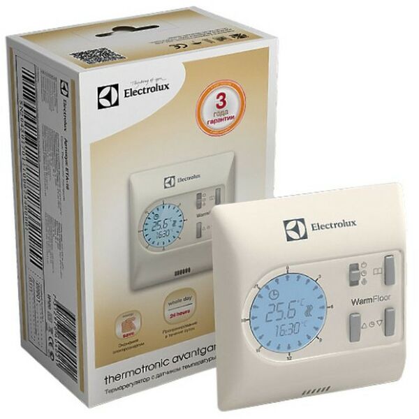 Теплые полы: Терморегулятор Electrolux ETA-16 фотографии