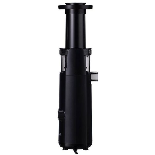 Соковыжималки: Соковыжималка шнековая HARPER HJE-S01 Black 130Вт, реверс, скорость отжима 50-70 об/мин, емкость для сока 600мл, емкость для жмыха 450 мл фотографии
