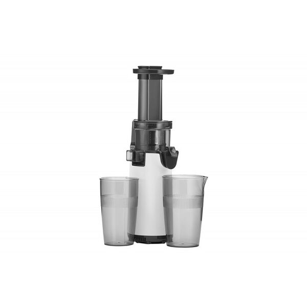 Соковыжималки: Соковыжималка шнековая HARPER HJE-S01 White 130Вт, реверс, скорость отжима 50-70 об/мин, емкость для сока 600мл, емкость для жмыха 450 мл фотографии