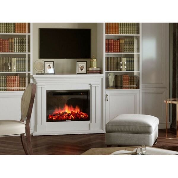 Камины: Портал Firelight Castello 30 Белый [Castello 30 W] фотографии