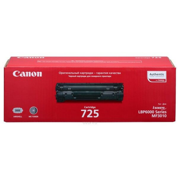 Лазерные принтеры: Комплект: принтер лазерный с доп.картриджем Canon i-Sensys LBP6030b A4, 600dpi, 18ppm, 32Mb, USB + Картридж Canon 725 black арт.51415 [8468B006+3484B005] фотографии