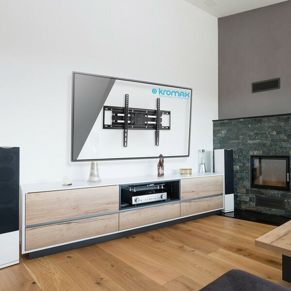 Крепеж для аудио-видео техники: Кронштейн для ТВ Kromax OPTIMA-409 black 32"-65", VESA 600x400 мм [24050] фотографии