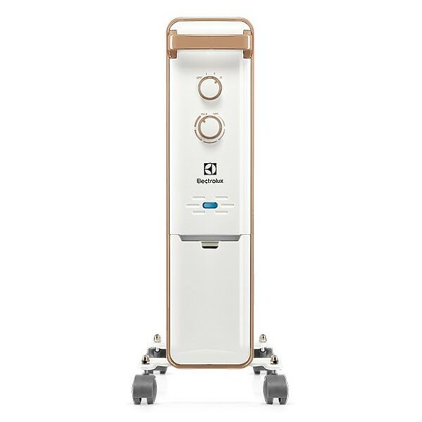 Масляные радиаторы: Масляный радиатор Electrolux Wave EOH/M-9209 мощность обогрева 2000 Вт, число секций: 9, термостат, колеса для перемещения, цвет белый фотографии