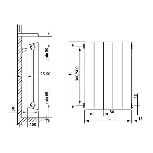 Радиаторы: Радиатор Royal Thermo PianoForte 500 new/Noir Sable 4 секций [RTPNNS50004] фотографии