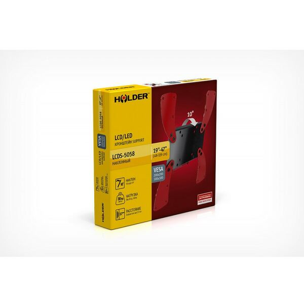 Крепеж для аудио-видео техники: Кронштейн Holder LCDS-5058 черный фотографии
